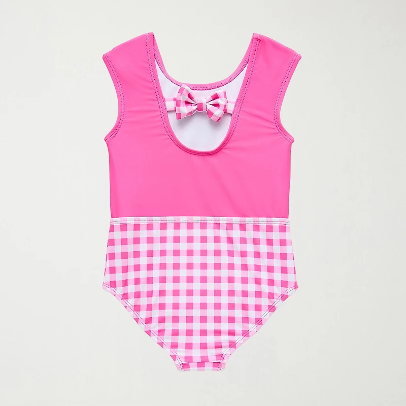 Disney Collection Little & Big Kid Girls Minnie Mouse Sleeveless One Piece Swimsuit