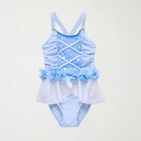 Disney Collection Toddler Girls Cinderella Princess Sleeveless One Piece Swimsuit