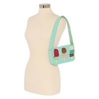 SOL and MER Beaded Ice Cream Shoulder Bag