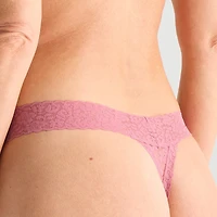Ambrielle Everyday Lace Thong Panty