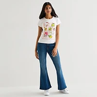 Womens Crew Neck Short Sleeve Regular Fit Hello Kitty Graphic T-Shirt