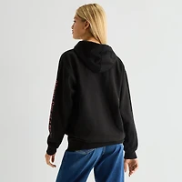 Dr Pepper Womens Juniors Long Sleeve Fleece Hoodie
