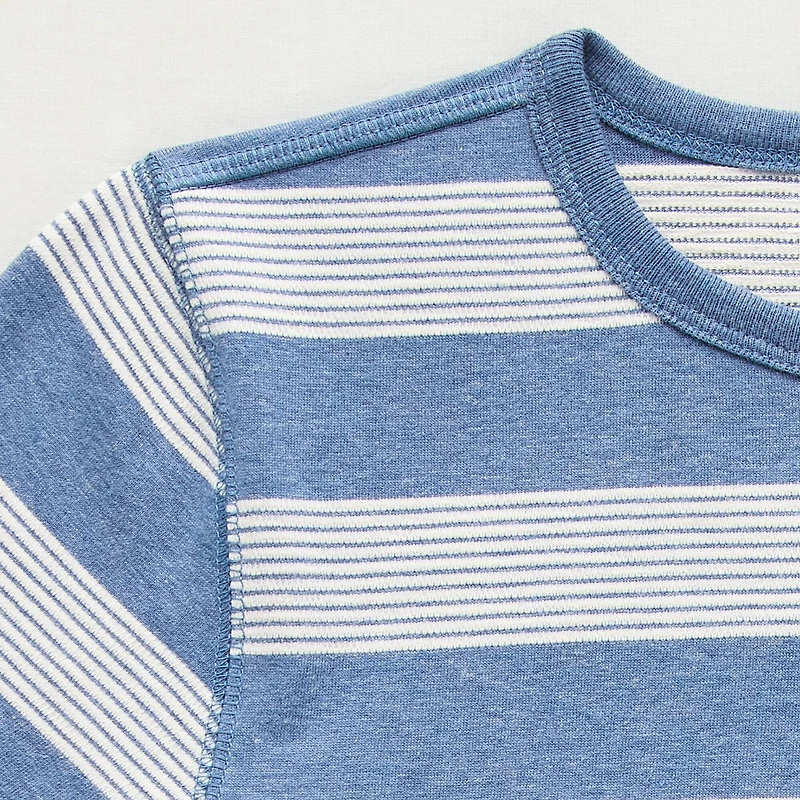Thereabouts Little & Big Kid Boys Bodysuit Closure Easy-on + Easy-off Adaptive Crew Neck Short Sleeve