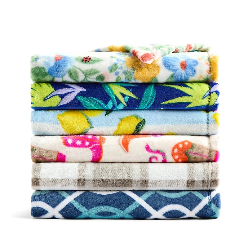 Home Expressions Velvet Plush Print Throw