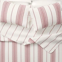 Linery Farmhouse Stripe Reversible Quilt Set