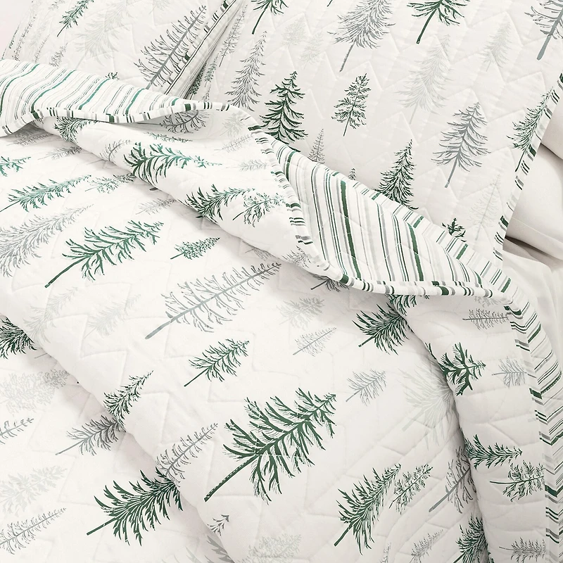 Linery Rustic Winter Quilt Set