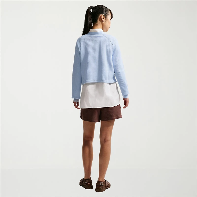 Nike Womens Long Sleeve Regular Fit Henley Shirt
