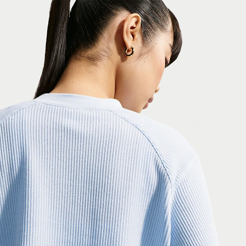 Nike Womens Long Sleeve Regular Fit Henley Shirt
