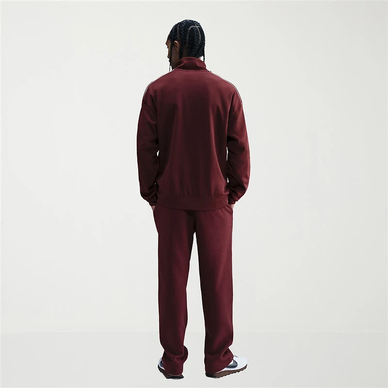 Nike Fleece Mens Straight Mid Rise Regular Fit Workout Pant