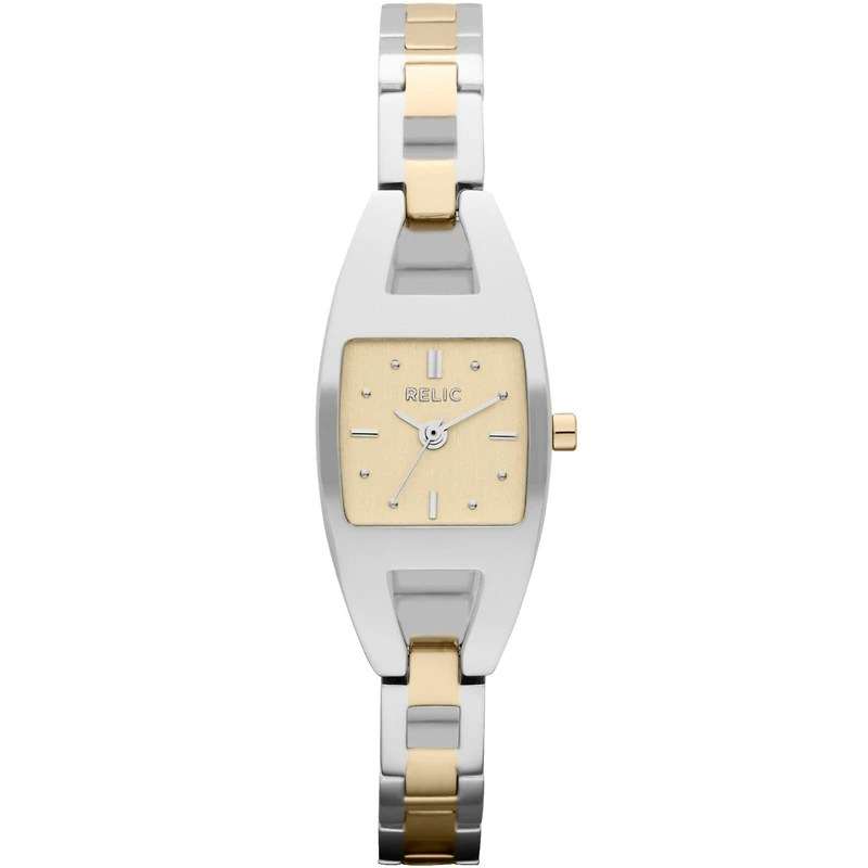 Relic® Elaine Womens 2-Tone Dress Watch ZR34215