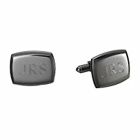 Personalized Gunmetal Cufflinks