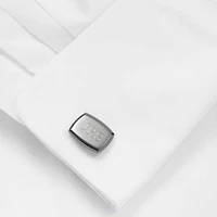 Personalized Gunmetal Cufflinks
