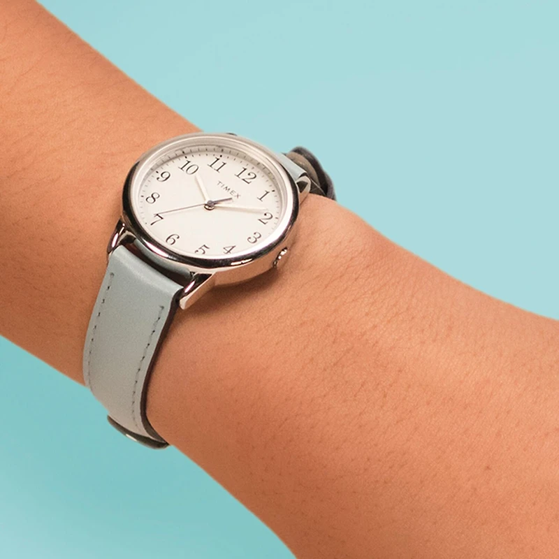 Timex Womens Pink Leather Strap Watch Tw2r62800jt