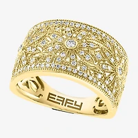 Effy Final Call Womens 1/5 CT. Natural Diamond 14K Gold Band