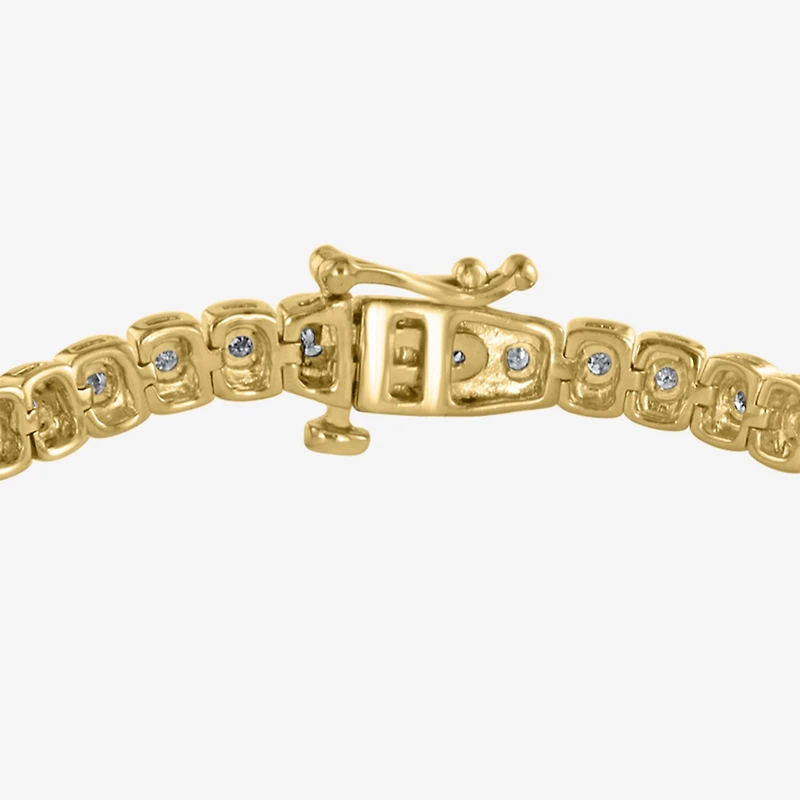 Effy Final Call Womens 1/2 CT. T.W. Natural Diamond Sterling Silver 7 Inch Tennis Bracelet