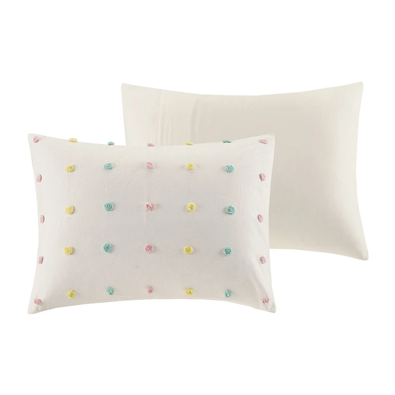 Urban Habitat Kids Ensley Jacquard 100% Cotton Duvet Cover Set with Decorative Pillows