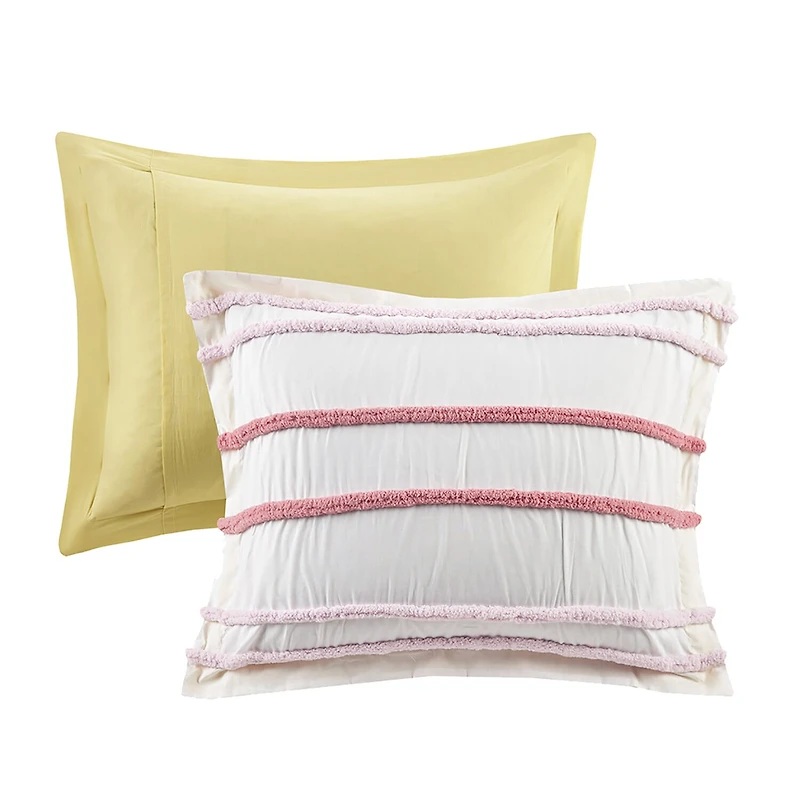 Intelligent Design Mackenzie 100% Cotton Duvet Cover Set with Decorative Pillows