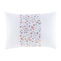 Mi Zone Sparkle Reversible Duvet Cover Set with decorative pillow