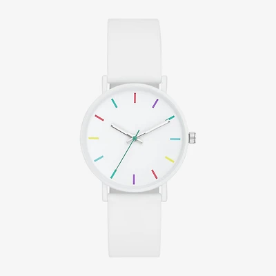 Womens White Strap Watch Fmdjo251