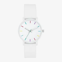 Womens White Strap Watch Fmdjo251