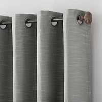 Archaeo Gelso Grommet Top 100% Blackout Single Curtain Panel