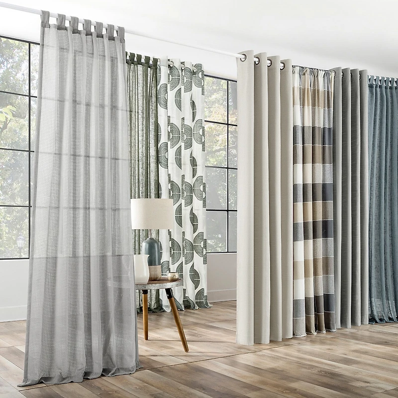 Archaeo Gelso Grommet Top 100% Blackout Single Curtain Panel