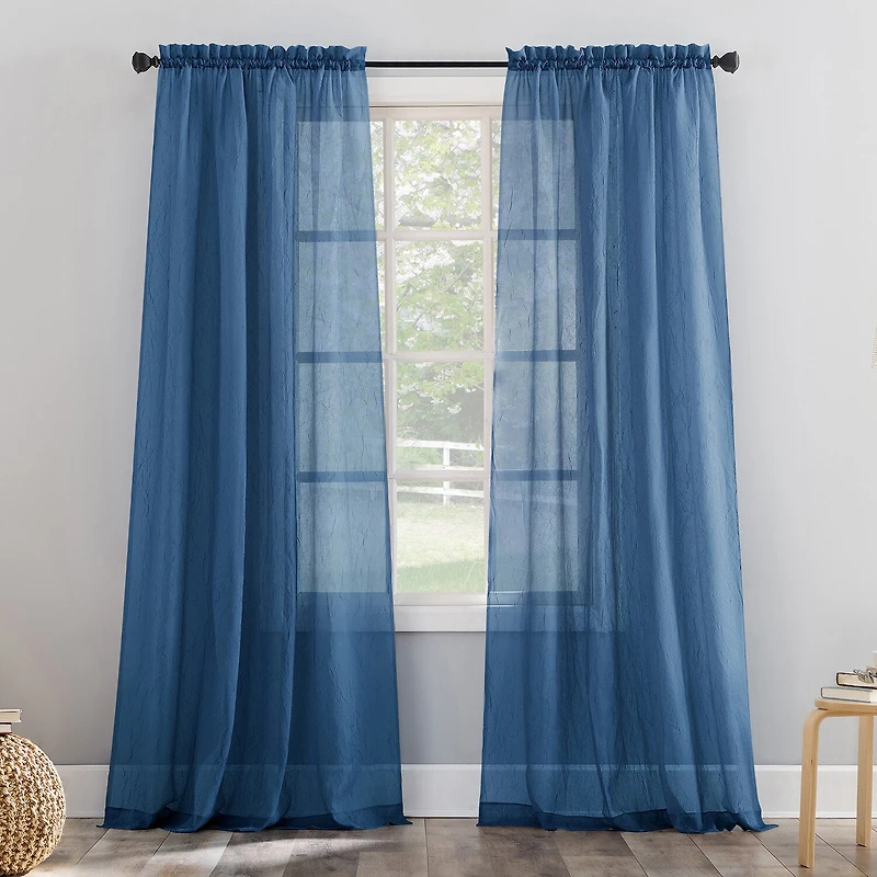 No 918 Erica Rod Pocket Sheer Single Curtain Panel