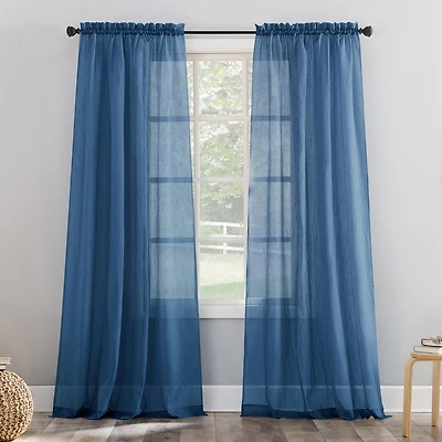 No 918 Erica Rod Pocket Sheer Single Curtain Panel