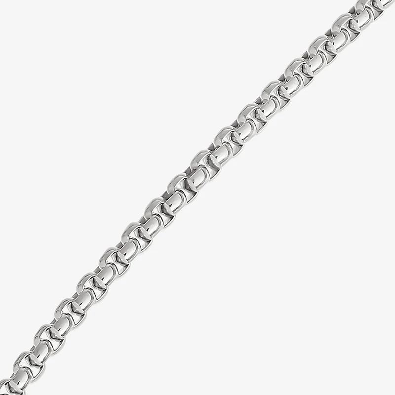 Shaquille O'Neal XLG™ Mens Stainless Steel 24 Inch Box Chain Necklace