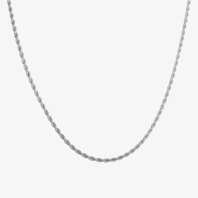 Shaquille O'Neal XLG™ Mens Stainless Steel 24 Inch Rope Chain Necklace