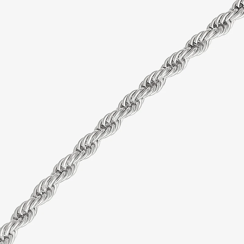 Shaquille O'Neal XLG™ Mens Stainless Steel 24 Inch Rope Chain Necklace