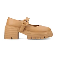 Journee Collection Zarynn Womens Round Closed Toe Mary Jane Shoes