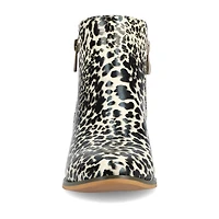 Journee Collection Womens Rebel Booties Block Heel