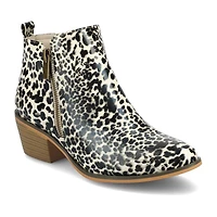 Journee Collection Womens Rebel Booties Block Heel