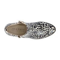 Journee Collection Womens Rebel Booties Block Heel