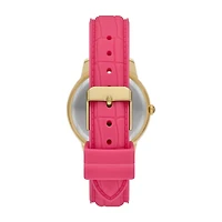 Womens Crystal Accent Pink 6-pc. Watch Boxed Set Fmdjset726