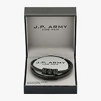 J.P. Army Dad Mens 2-pc. Stainless Steel Bracelet Set