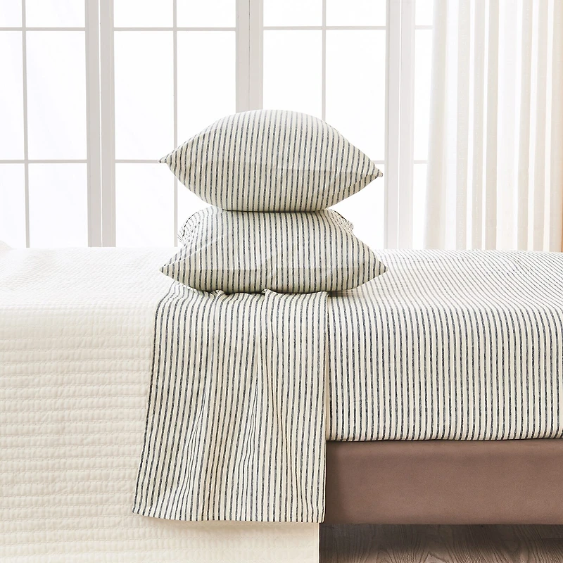 Linery Striped Microfiber Sheet Set