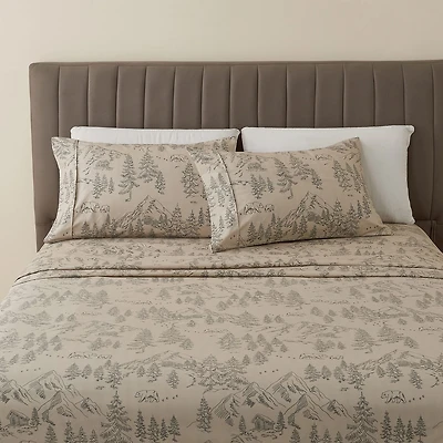 Linery Rustic Lodge Microfiber Sheet Set