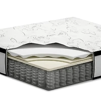 Signature Design by Ashley Chime 12" Plush Hybrid - Mattress a Box