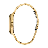 Citizen Peyten Mens Diamond Accent Gold Tone Stainless Steel Bracelet Watch Bm7103-51l
