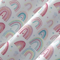 Sun Zero Rainbows Grommet Top Energy Saving 100% Blackout Single Curtain Panel