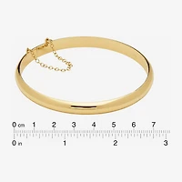 Womens 24K Gold Over Silver Bangle Bracelet