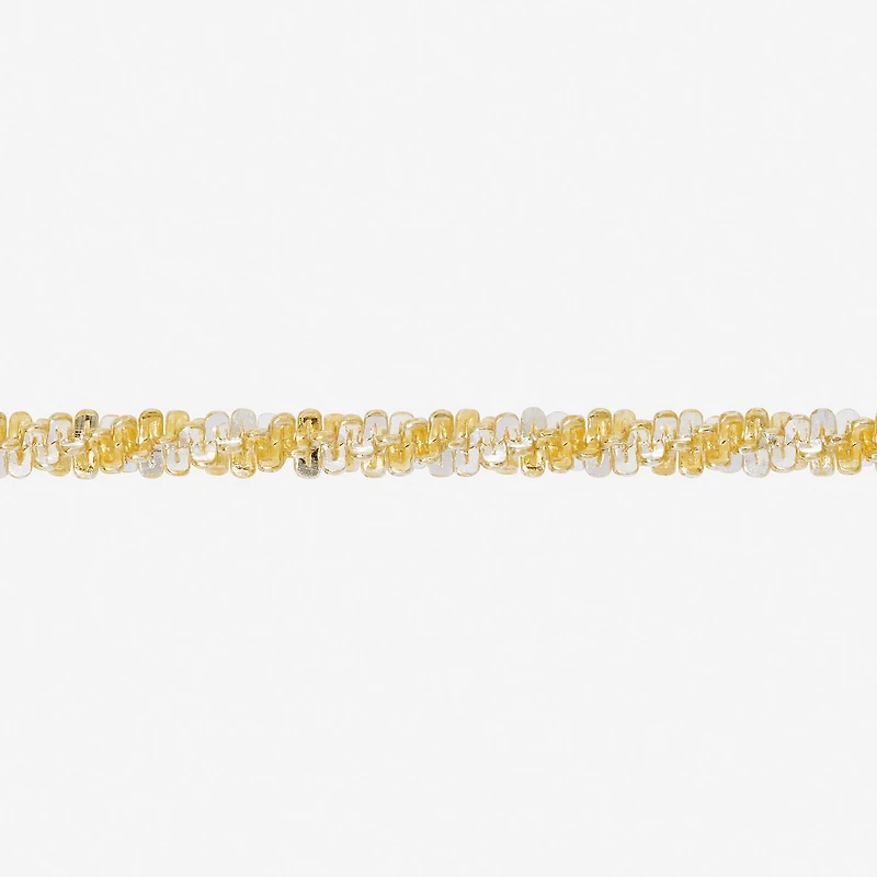 Made in Italy Womens 24K Gold Over Silver Sterling Silver 18 Inch Chain Necklace