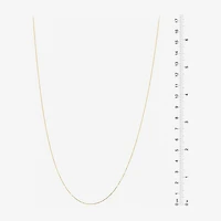 Made in Italy Womens 24K Gold Over Silver Sterling Silver Inch Link Chain Necklace