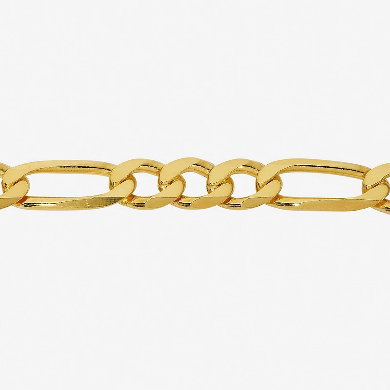 Made in Italy Womens 24K Gold Over Silver Inch Link Necklace