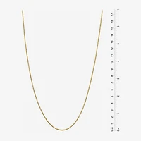 Made in Italy Womens 24K Gold Over Silver Sterling Silver 24 Inch Perfectina Chain Necklace