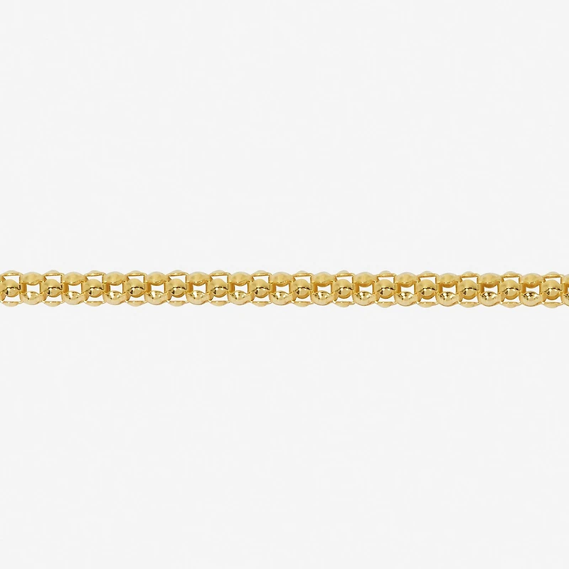 Made in Italy Womens 24K Gold Over Silver Sterling Silver 24 Inch Perfectina Chain Necklace