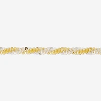 Made in Italy Womens 24K Gold Over Silver Inch Singapore Chain Necklace