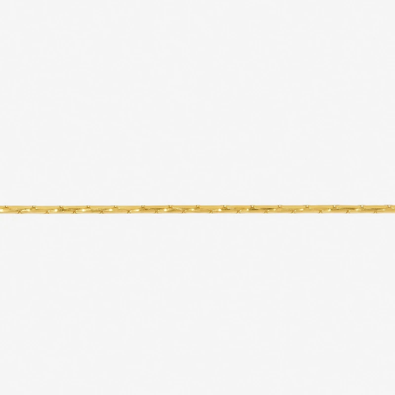 Made in Italy Womens 24K Gold Over Silver Sterling Silver Inch Link Chain Necklace